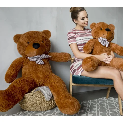 Teddyway Butt Stor Plysch, Mjukisdjur, 160 Cm, Mörkbrun