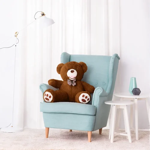 Teddyway Bobo Suuri Pehmonalle, Pehmeä Lelu, 100 Cm, Tummanruskea