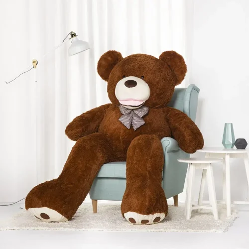 Teddyway Bobo Suuri Pehmonalle, Pehmeä Lelu, 200 Cm, Tummanruskea