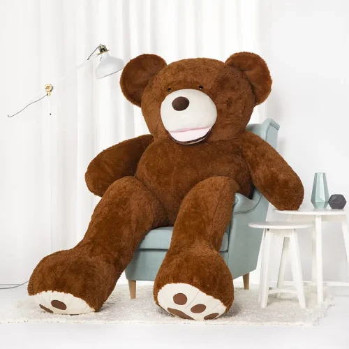 Teddyway Bobo Suuri Pehmonalle, Pehmeä Lelu, 220 Cm, Tummanruskea