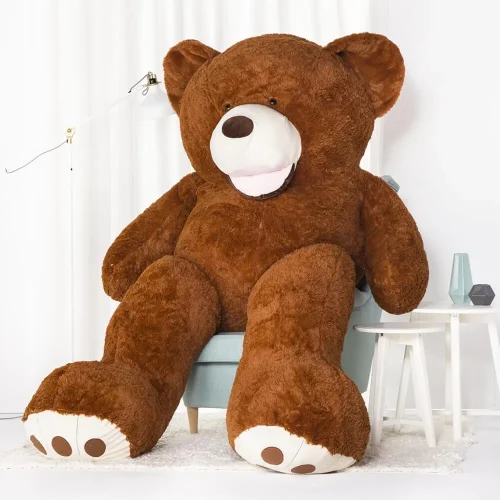 Teddyway Bobo Suuri Pehmonalle, Pehmeä Lelu, 260 Cm, Tummanruskea