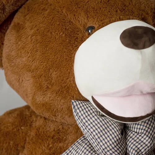 Teddyway Bobo Suuri Pehmonalle, Pehmeä Lelu, 260 Cm, Tummanruskea