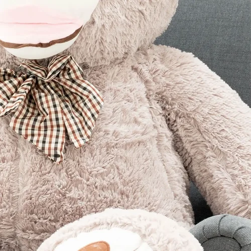 Teddyway Bobo Suuri Pehmonalle, Pehmeä Lelu, 160 Cm, Harmaa