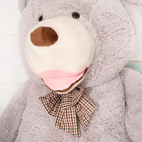 Teddyway Bobo Suuri Pehmonalle, Pehmeä Lelu, 160 Cm, Harmaa