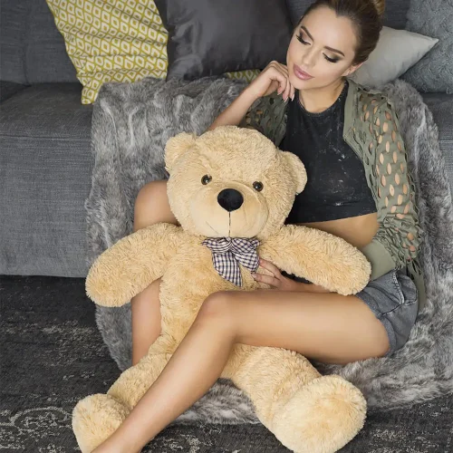 Teddyway Big Butt Plush, Mjukisdjur, 100 cm, Ljusbrun