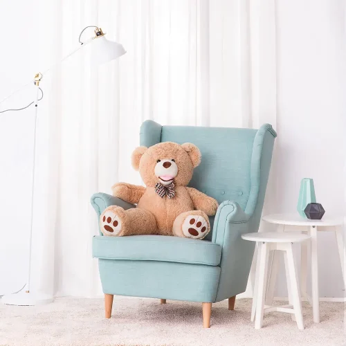 Teddyway Bobo Suuri Pehmonalle, Pehmeä Lelu, 100 Cm, Vaaleanruskea