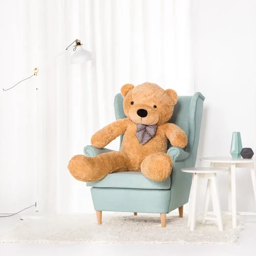 Teddyway Popo Suuri Pehmonalle, Pehmeä Lelu, 130 Cm, Vaaleanruskea