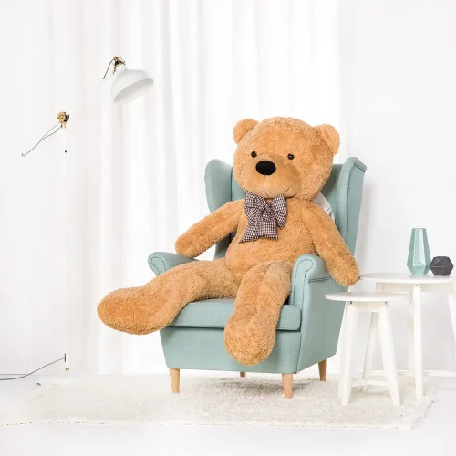 Teddyway Popo Suuri Pehmonalle, Pehmeä Lelu, 160 Cm, Vaaleanruskea