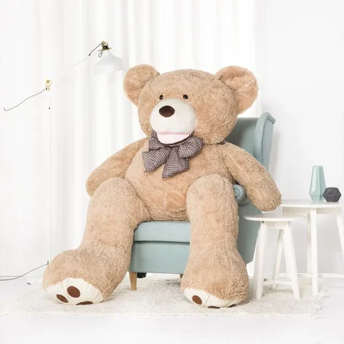 Teddyway Bobo Suuri Pehmonalle, Pehmeä Lelu, 200 Cm, Vaaleanruskea