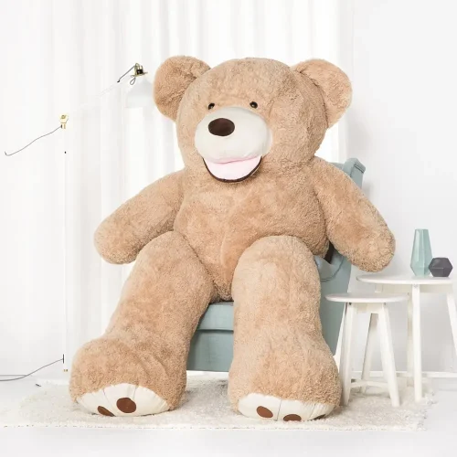 Teddyway Bobo Suuri Pehmonalle, Pehmeä Lelu, 220 Cm, Vaaleanruskea