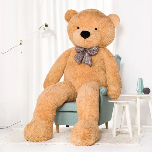Teddyway Popo Suuri Pehmonalle, Pehmeä Lelu, 260 Cm, Vaaleanruskea