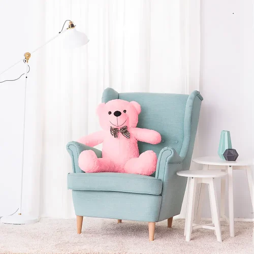 Teddyway Popo Suuri Pehmonalle, Pehmeä Lelu, 100 Cm, Vaaleanpunainen