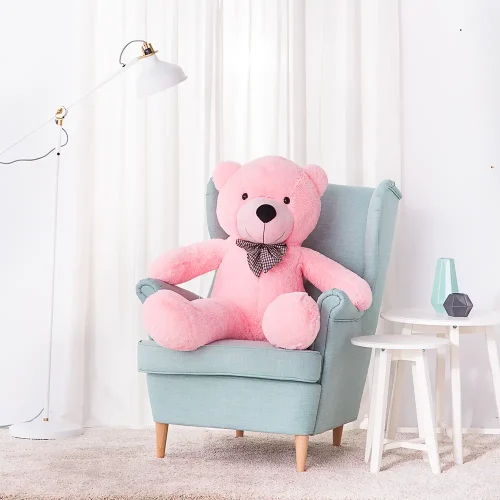 Teddyway Popo Suuri Pehmonalle, Pehmeä Lelu, 130 Cm, Vaaleanpunainen