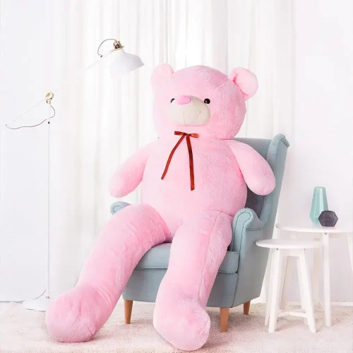 Big Teddy Bear, Soft Toy, 200 Cm, Pink, Toto