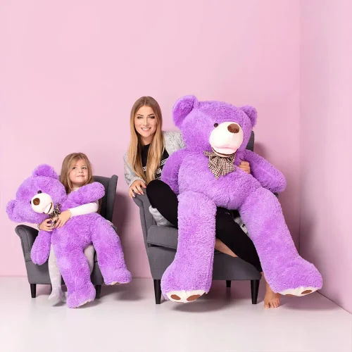 Teddyway Bobo Suuri Pehmonalle, Pehmeä Lelu, 200 Cm, Violetti