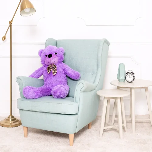 Teddyway Popo Stor Plysch, Mjukisdjur, 100 Cm, Lila