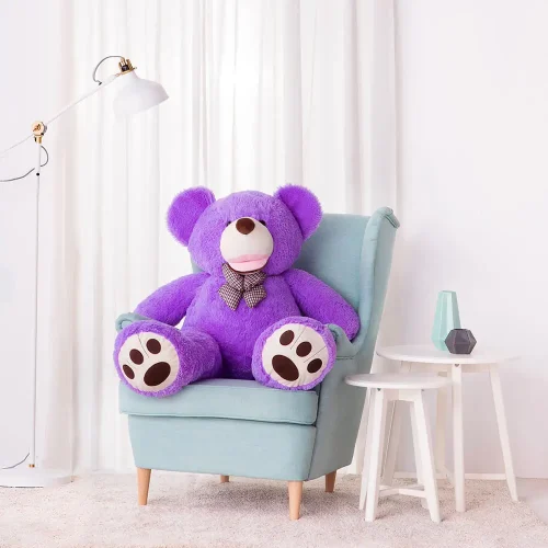 Teddyway Bobo Suuri Pehmonalle, Pehmeä Lelu, 130 Cm, Violetti