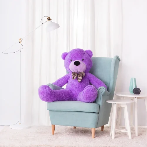 Teddyway Popo Suuri Pehmonalle, Pehmeä Lelu, 130 Cm, Violetti