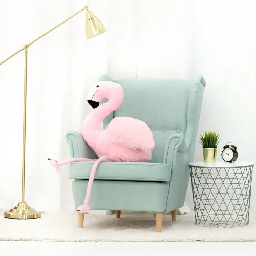 Stor plyschflamingo, mjukisdjur, 125 cm, rosa, Fofo