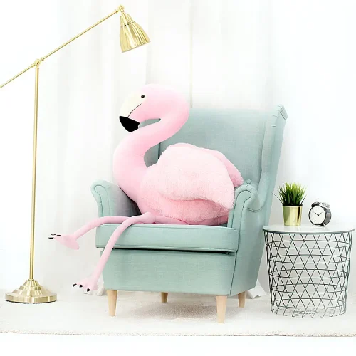 Stor plyschflamingo, mjukisdjur, 155 cm, rosa, Fofo