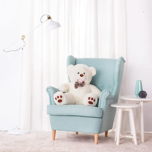Teddyway Bobo Suuri Pehmonalle, Pehmeä Lelu, 100 Cm, Valkoinen