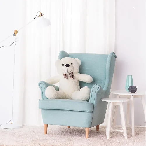 Teddyway Popo Suuri Pehmonalle, Pehmeä Lelu, 100 Cm, Valkoinen