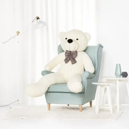 Teddyway Popo Suuri Pehmonalle, Pehmeä Lelu, 160 Cm, Valkoinen