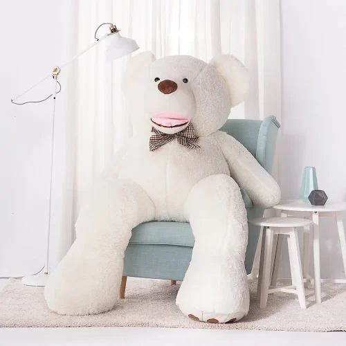 Teddyway Bobo Large Plush, Soft Toy, 200 Cm, White