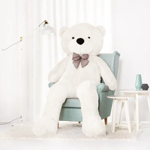 Teddyway Popo Suuri Pehmonalle, Pehmeä Lelu, 200 Cm, Valkoinen