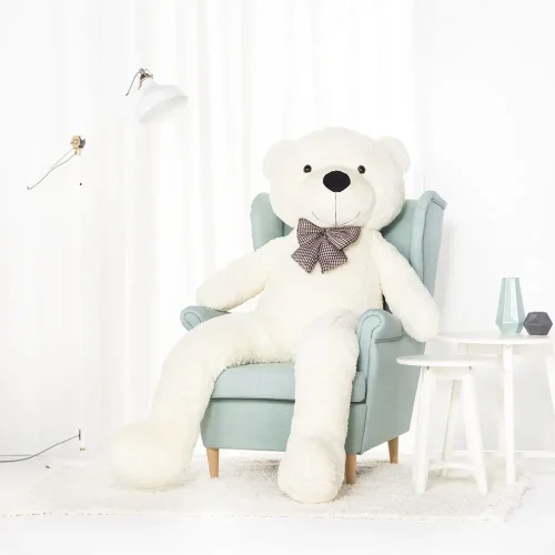 Teddyway Popo Suuri Pehmonalle, Pehmeä Lelu, 220 Cm, Valkoinen
