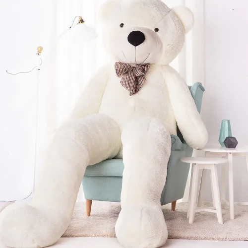 Teddyway Popo Stor Plysch, Mjukisdjur, 300 Cm, Vit