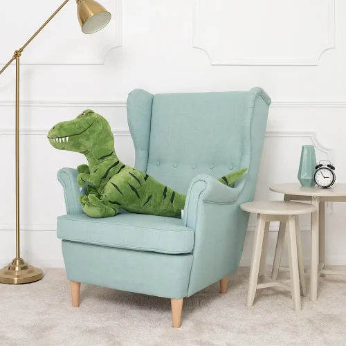Suuri Pehmo Dinosaurus, Pehmolelu, 100 Cm, Vihreä, Deno