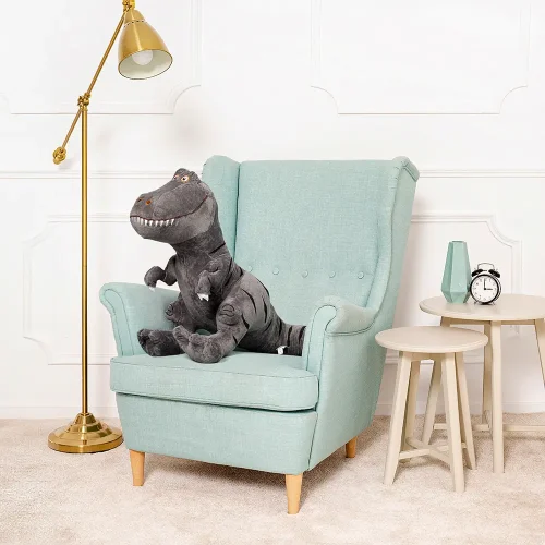 Suuri Pehmo Dinosaurus, Pehmolelu, 100 Cm, Harmaa, Deno