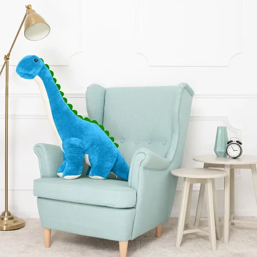 Suuri Pehmo Dinosaurus, Pehmolelu, 110 Cm, Sininen, Tobo