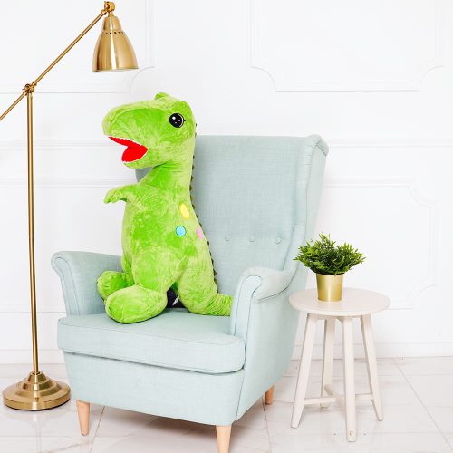 Suuri Pehmo Dinosaurus, Pehmolelu, 110 Cm, Vihreä, Gogo