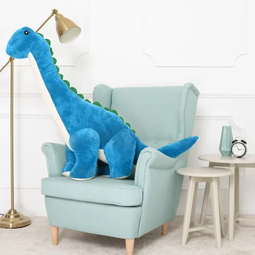 Suuri Pehmo Dinosaurus, Pehmolelu, 150 Cm, Sininen, Tobo