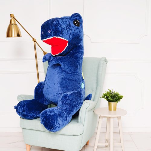 Suuri Pehmo Dinosaurus, Pehmolelu, 160 Cm, Sininen, Gogo