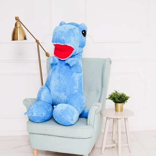 Suuri Pehmo Dinosaurus, Pehmolelu, 160 Cm, Vaaleansininen, Gogo