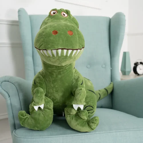 Suuri Pehmo Dinosaurus, Pehmolelu, 100 Cm, Vihreä, Deno