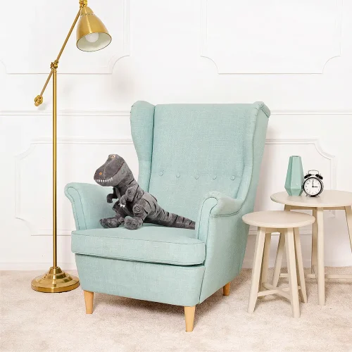 Pehmolelu Dinosaurus, 70 Cm, Harmaa, Deno