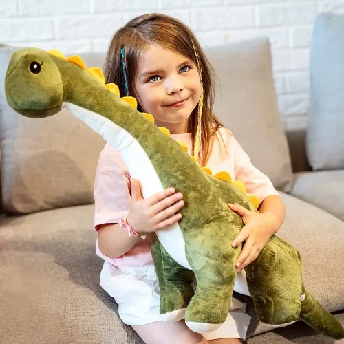 Pehmolelu Dinosaurus, 80 cm, Vihreä, Tobo