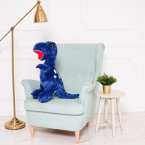 Pehmolelu Dinosaurus, 90 Cm, Sininen, Gogo