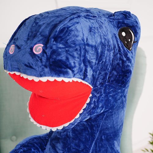 Suuri Pehmo Dinosaurus, Pehmolelu, 160 Cm, Sininen, Gogo