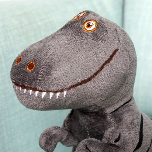 Suuri Pehmo Dinosaurus, Pehmolelu, 100 Cm, Harmaa, Deno