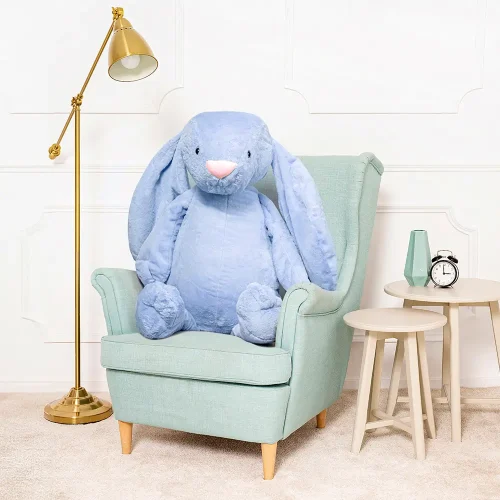 Iso pehmopupu, pehmolelu, 100 cm, sininen, Bani