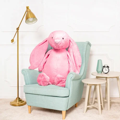 Iso pehmopupu, pehmolelu, 100 cm, vaaleanpunainen, Bani
