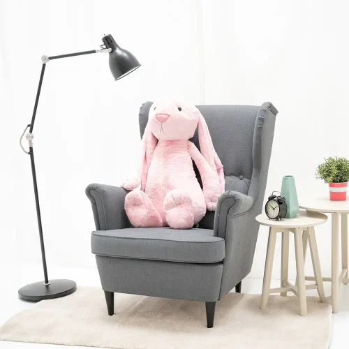 Stor mjukisdjurskanin, 100 cm, rosa, Bani