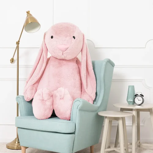 Iso pehmopupu, pehmolelu, 160 cm, vaaleanpunainen, Bani