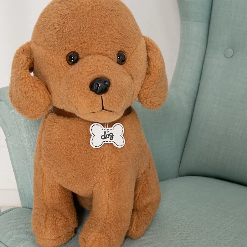 Plush toy for Poodle, 40 cm, brown, Pudi