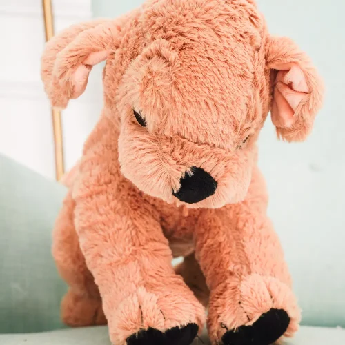 Gosedjur, golden retriever, 30 cm, brun, Ravi